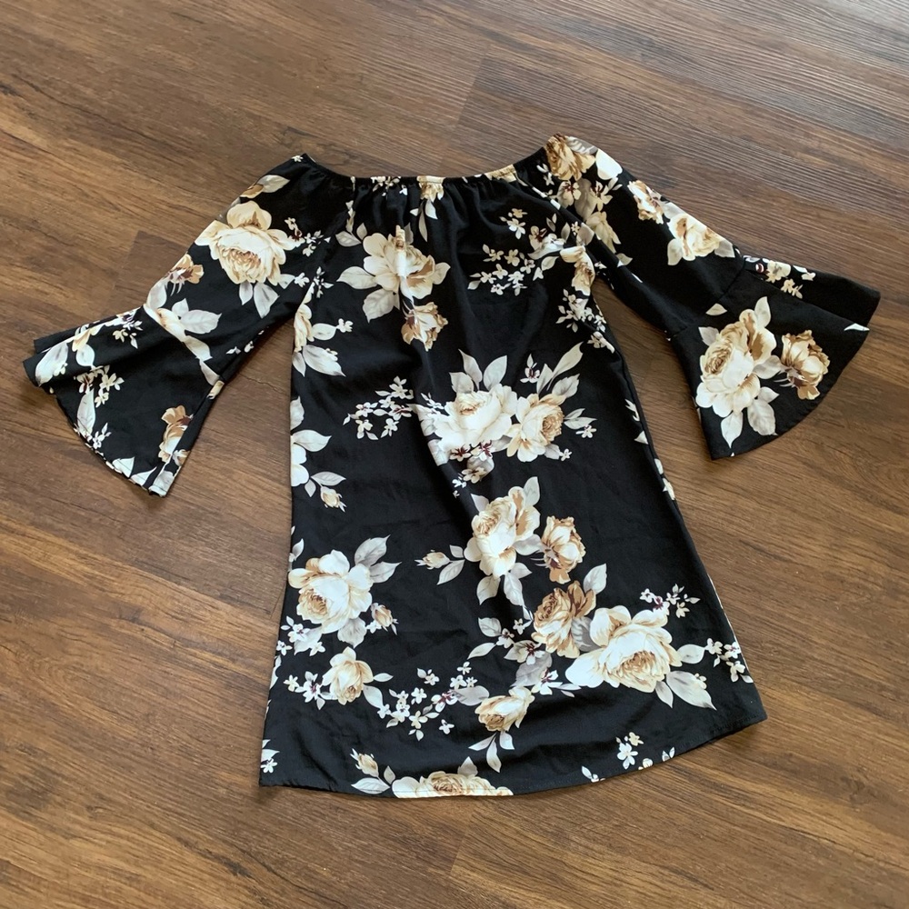 Floral Off-Shoulder Dress